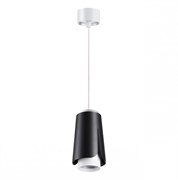 Novotech 370826 OVER NT22 черный Светильник накладной, провод 2м IP20 GU10 9W 220V TULIP 370826 Novotech 370826 OVER NT22 черный Светильник накладной, провод 2м IP20 GU10 9W 220V TULIP 370826