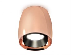 Ambrella Комплект накладного светильника XS1144001 PPG/PBK золото розовое полированное/черный полированный MR16 GU5.3 (C1144, N7031) XS1144001