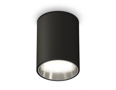 Ambrella Комплект накладного светильника XS6313022 SBK/PSL черный песок/серебро полированное MR16 GU5.3 (C6313, N6112) XS6313022