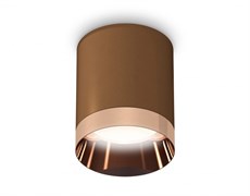 Ambrella Комплект накладного светильника XS6304012 SCF/PPG кофе песок/золото розовое полированное MR16 GU5.3 (C6304, N6135) XS6304012