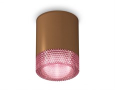 Ambrella Комплект накладного светильника XS6304021 SCF/PI кофе песок/розовый MR16 GU5.3 (C6304, N6152) XS6304021