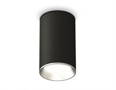Ambrella Комплект накладного светильника XS6323003 SBK/PSL черный песок/серебро полированное MR16 GU5.3 (C6323, N6104) XS6323003