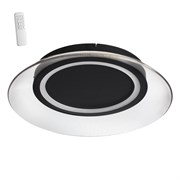 Novotech 359190 OVER NT23 000 черный Светильник накладной диммируемый, в комплекте пульт ДУ IP20 LED 3000К~6000К 48W 220-240V WELLE 359190