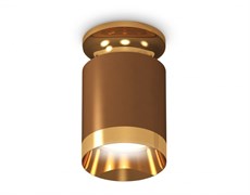 Ambrella Комплект накладного светильника XS6304130 SCF/PYG кофе песок/золото желтое полированное MR16 GU5.3 (N6905, C6304, N6134) XS6304130 Ambrella Комплект накладного светильника XS6304130 SCF/PYG кофе песок/золото желтое полированное MR16 GU5.3 (N6905, C6304, N6134) XS6304130