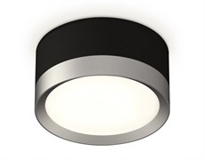 Ambrella Комплект накладного светильника XS8102003 SBK/MCH черный песок/хром матовый GX53 (C8102, N8121) XS8102003 Ambrella Комплект накладного светильника XS8102003 SBK/MCH черный песок/хром матовый GX53 (C8102, N8121) XS8102003