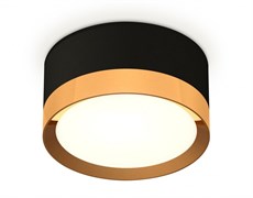 Ambrella Комплект накладного светильника XS8102004 SBK/PYG черный песок/золото желтое полированное GX53 (C8102, N8124) XS8102004 Ambrella Комплект накладного светильника XS8102004 SBK/PYG черный песок/золото желтое полированное GX53 (C8102, N8124) XS8102004