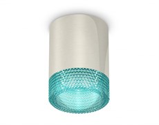 Ambrella Комплект накладного светильника XS6305011 PSL/BL серебро полированное/голубой MR16 GU5.3 (C6305, N6153) XS6305011 Ambrella Комплект накладного светильника XS6305011 PSL/BL серебро полированное/голубой MR16 GU5.3 (C6305, N6153) XS6305011