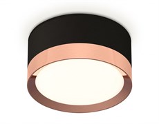 Ambrella Комплект накладного светильника XS8102005 SBK/PPG черный песок/золото розовое полированное GX53 (C8102, N8126) XS8102005 Ambrella Комплект накладного светильника XS8102005 SBK/PPG черный песок/золото розовое полированное GX53 (C8102, N8126) XS8102005