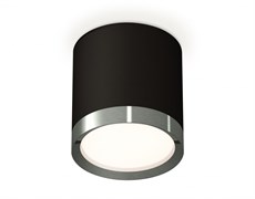 Ambrella Комплект накладного светильника XS8142006 SBK/PPH черный песок/графит полированный GX53 (C8142, N8133) XS8142006