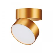 Novotech 358751 OVER NT21 148 матовое золото Светильник накладной светодиодный IP20 LED 24W 4000K 2100Лм 100-265V PROMETA 358751