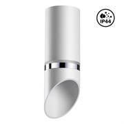 Novotech 370904 OVER NT22 белый/хром Светильник накладной влагозащищенный IP44 GU10 9W 220V DELTA 370904 Novotech 370904 OVER NT22 белый/хром Светильник накладной влагозащищенный IP44 GU10 9W 220V DELTA 370904