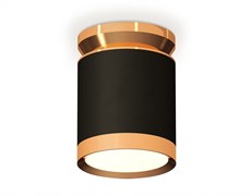 Ambrella Комплект накладного светильника XS8142030 SBK/PYG черный песок/золото желтое полированное GX53 (N8909, C8142, N8124) XS8142030 Ambrella Комплект накладного светильника XS8142030 SBK/PYG черный песок/золото желтое полированное GX53 (N8909, C8142, N8124) XS8142030