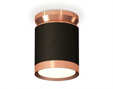 Ambrella Комплект накладного светильника XS8142035 SBK/PPG черный песок/золото розовое полированное GX53 (N8912, C8142, N8126) XS8142035 Ambrella Комплект накладного светильника XS8142035 SBK/PPG черный песок/золото розовое полированное GX53 (N8912, C8142, N8126) XS8142035