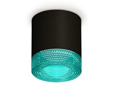 Ambrella Комплект накладного светильника XS7402013 SBK/BL черный песок/голубой MR16 GU5.3 (C7402, N7194) XS7402013 Ambrella Комплект накладного светильника XS7402013 SBK/BL черный песок/голубой MR16 GU5.3 (C7402, N7194) XS7402013