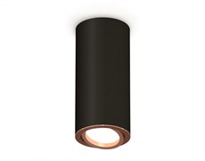 Ambrella Комплект накладного светильника XS7443005 SBK/PPG черный песок/золото розовое полированное MR16 GU5.3 (C7443, N7005) XS7443005 Ambrella Комплект накладного светильника XS7443005 SBK/PPG черный песок/золото розовое полированное MR16 GU5.3 (C7443, N7005) XS7443005