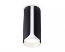 Ambrella Накладной светильник со сменной лампой TN51589 BK/WH черный/белый GU10 D58*130 TN51589 Ambrella Накладной светильник со сменной лампой TN51589 BK/WH черный/белый GU10 D58*130 TN51589