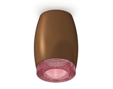 Ambrella Комплект накладного светильника XS1124010 SCF/PI кофе песок/розовый MR16 GU5.3 (C1124, N7193) XS1124010 Ambrella Комплект накладного светильника XS1124010 SCF/PI кофе песок/розовый MR16 GU5.3 (C1124, N7193) XS1124010