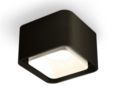 Ambrella Комплект накладного светильника с акрилом XS7833021 SBK/FR черный песок/белый матовый MR16 GU5.3 (C7833, N7755) XS7833021 Ambrella Комплект накладного светильника с акрилом XS7833021 SBK/FR черный песок/белый матовый MR16 GU5.3 (C7833, N7755) XS7833021
