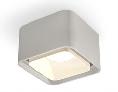 Ambrella Комплект накладного светильника с акрилом XS7834010 SGR/FR серый песок/белый матовый MR16 GU5.3 (C7834, N7755) XS7834010 Ambrella Комплект накладного светильника с акрилом XS7834010 SGR/FR серый песок/белый матовый MR16 GU5.3 (C7834, N7755) XS7834010