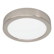 Eglo 900583 Накладной светильник диммируемый FUEVA 5, 11W (LED), 3000K, ?160, сталь, матовый никель / пластик, белый 900583 Eglo 900583 Накладной светильник диммируемый FUEVA 5, 11W (LED), 3000K, ?160, сталь, матовый никель / пластик, белый 900583