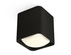 Ambrella Комплект накладного светильника с акрилом XS7841022 SBK/FR черный песок/белый матовый MR16 GU5.3 (C7841, N7756) XS7841022