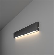 Elektrostandard 101-100-30-53 / Линейный светодиодный накладной односторонний светильник 53см 10W 4200K черная шагрень a042937
