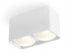 Ambrella Комплект накладного светильника с акрилом XS7850022 SWH/FR белый песок/белый матовый MR16 GU5.3 (C7850, N7756) XS7850022