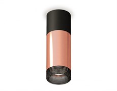 Ambrella Комплект накладного светильника XS6326041 PPG/SBK/BK золото розовое полированное/черный песок/тонированный MR16 GU5.3 (C6326, A2010, C6302, N XS6326041