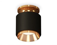 Ambrella Комплект накладного светильника XS7511120 SBK/PYG черный песок/золото желтое полированное MR16 GU5.3 (N7929, C7511, N7034) XS7511120 Ambrella Комплект накладного светильника XS7511120 SBK/PYG черный песок/золото желтое полированное MR16 GU5.3 (N7929, C7511, N7034) XS7511120
