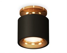 Ambrella Комплект накладного светильника XS7511121 SBK/PYG черный песок/золото желтое полированное MR16 GU5.3 (N7929, C7511, N7014) XS7511121 Ambrella Комплект накладного светильника XS7511121 SBK/PYG черный песок/золото желтое полированное MR16 GU5.3 (N7929, C7511, N7014) XS7511121