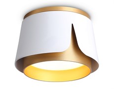 Ambrella Накладной светильник со сменной лампой TN71221 WH/GD белый/золото GX53 D100*66 TN71221 Ambrella Накладной светильник со сменной лампой TN71221 WH/GD белый/золото GX53 D100*66 TN71221