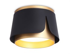 Ambrella Накладной светильник со сменной лампой TN71222 BK/GD черный/золото GX53 D100*66 TN71222 Ambrella Накладной светильник со сменной лампой TN71222 BK/GD черный/золото GX53 D100*66 TN71222