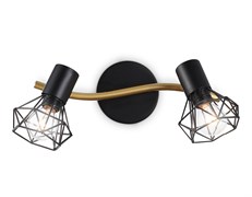 Ambrella Светильник накладной TR8656/2 BK/GD черный/золото E14/2 max 60W 330*100*185 TR8656