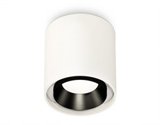 Ambrella Комплект накладного светильника XS7722002 SWH/PBK белый песок/черный полированный MR16 GU5.3 (C7722, N7031) XS7722002