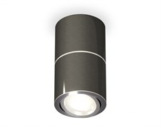 Ambrella Комплект накладного светильника XS7403040 DCH/PSL черный хром/серебро полированное MR16 GU5.3 (C7403, A2070, C7403, N7003) XS7403040