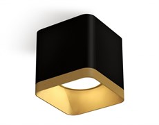 Ambrella Комплект накладного светильника XS7806004 SBK/SGD черный песок/золото песок MR16 GU5.3 (C7806, N7704) XS7806004 Ambrella Комплект накладного светильника XS7806004 SBK/SGD черный песок/золото песок MR16 GU5.3 (C7806, N7704) XS7806004