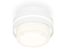 Ambrella Комплект накладного светильника с акрилом XS8412002 SWH/FR белый песок/белый матовый GX53 (C8412, N8401) XS8412002 Ambrella Комплект накладного светильника с акрилом XS8412002 SWH/FR белый песок/белый матовый GX53 (C8412, N8401) XS8412002