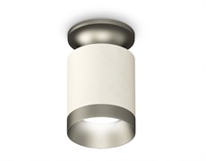 Ambrella Комплект накладного светильника XS6301160 SWH/MCH белый песок/матовый хром MR16 GU5.3 (N6904, C6301, N6133) XS6301160 Ambrella Комплект накладного светильника XS6301160 SWH/MCH белый песок/матовый хром MR16 GU5.3 (N6904, C6301, N6133) XS6301160
