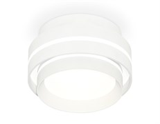 Ambrella Комплект накладного светильника с акрилом XS8412004 SWH/FR белый песок/белый матовый GX53 (C8412, N8477) XS8412004 Ambrella Комплект накладного светильника с акрилом XS8412004 SWH/FR белый песок/белый матовый GX53 (C8412, N8477) XS8412004