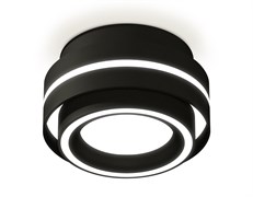 Ambrella Комплект накладного светильника с акрилом XS8414003 SBK/FR черный песок/белый матовый GX53 (C8414, N8434) XS8414003 Ambrella Комплект накладного светильника с акрилом XS8414003 SBK/FR черный песок/белый матовый GX53 (C8414, N8434) XS8414003