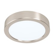 Eglo 99228 Светодиодный накладной светильник FUEVA 5, 10,5W (LED), 160, H28, 1350lm, 4000K, сталь, никель 99228 Eglo 99228 Светодиодный накладной светильник FUEVA 5, 10,5W (LED), 160, H28, 1350lm, 4000K, сталь, никель 99228
