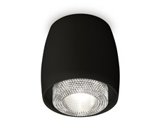 Ambrella Комплект накладного светильника с композитным хрусталем XS1142020 SBK/CL черный песок/прозрачный MR16 GU5.3 (C1142, N7191) XS1142020 Ambrella Комплект накладного светильника с композитным хрусталем XS1142020 SBK/CL черный песок/прозрачный MR16 GU5.3 (C1142, N7191) XS1142020