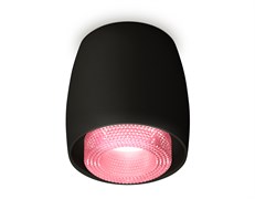 Ambrella Комплект накладного светильника с композитным хрусталем XS1142022 SBK/PI черный песок/розовый MR16 GU5.3 (C1142, N7193) XS1142022 Ambrella Комплект накладного светильника с композитным хрусталем XS1142022 SBK/PI черный песок/розовый MR16 GU5.3 (C1142, N7193) XS1142022