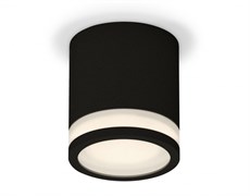 Ambrella Комплект накладного светильника с акрилом XS7402031 SBK/FR черный песок/белый матовый MR16 GU5.3 (C7402, N7121) XS7402031 Ambrella Комплект накладного светильника с акрилом XS7402031 SBK/FR черный песок/белый матовый MR16 GU5.3 (C7402, N7121) XS7402031