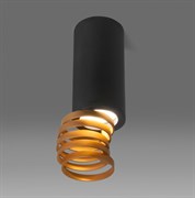 Elektrostandard DLN102 GU10 / Светильник накладной черный/золото a047747 Elektrostandard DLN102 GU10 / Светильник накладной черный/золото a047747