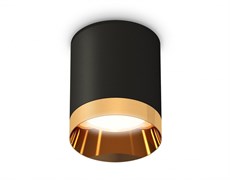 Ambrella Комплект накладного светильника XS6302024 SBK/PYG черный песок/золото желтое полированное MR16 GU5.3 (C6302, N6134) XS6302024 Ambrella Комплект накладного светильника XS6302024 SBK/PYG черный песок/золото желтое полированное MR16 GU5.3 (C6302, N6134) XS6302024