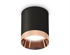 Ambrella Комплект накладного светильника XS6302025 SBK/PPG черный песок/золото розовое полированное MR16 GU5.3 (C6302, N6135) XS6302025 Ambrella Комплект накладного светильника XS6302025 SBK/PPG черный песок/золото розовое полированное MR16 GU5.3 (C6302, N6135) XS6302025
