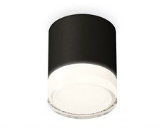 Ambrella Комплект накладного светильника с акрилом XS7402033 SBK/FR/CL черный песок/белый матовый/прозрачный MR16 GU5.3 (C7402, N7160) XS7402033 Ambrella Комплект накладного светильника с акрилом XS7402033 SBK/FR/CL черный песок/белый матовый/прозрачный MR16 GU5.3 (C7402, N7160) XS7402033