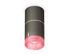 Ambrella Комплект накладного светильника с композитным хрусталем XS7403102 DCH/PI черный хром/розовый MR16 GU5.3 (C7403, A2073, C7403, N7193) XS7403102 Ambrella Комплект накладного светильника с композитным хрусталем XS7403102 DCH/PI черный хром/розовый MR16 GU5.3 (C7403, A2073, C7403, N7193) XS7403102