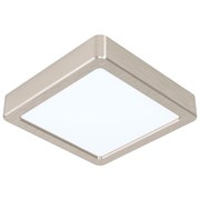 Eglo 99252 Светодиодный накладной светильник FUEVA 5, 10,5W (LED), 160х160, H28, 1350lm, 4000K, сталь, никель 99252 Eglo 99252 Светодиодный накладной светильник FUEVA 5, 10,5W (LED), 160х160, H28, 1350lm, 4000K, сталь, никель 99252